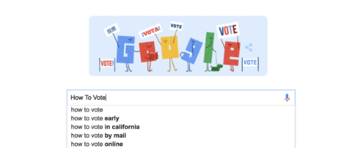 Lượt tìm kiếm 'làm thế nào để bỏ phiếu' tăng mạnh trên Google