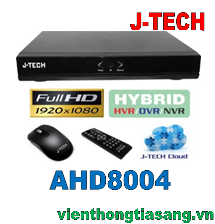 ĐẦU GHI HÌNH AHD J-TECH AHD8004 ĐẦU GHI HÌNH AHD J-TECH AHD8004