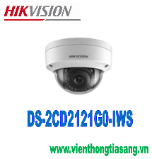 CAMERA IP DOME HỒNG NGOẠI 2.0 MEGAPIXEL HIKVISION DS-2CD2121G0-IWS