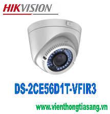 CAMERA HD-TVI DOME HỒNG NGOẠI 2.0 MEGAPIXEL HIKVISION DS-2CE56D1T-VFIR3 CAMERA HD-TVI DOME HỒNG NGOẠI 2.0 MEGAPIXEL HIKVISION DS-2CE56D1T-VFIR3