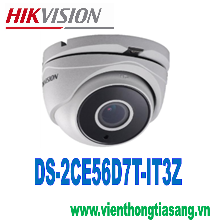 CAMERA HD-TVI DOME HỒNG NGOẠI 2.0 MEGAPIXEL HIKVISION DS-2CE56D7T-IT3Z CAMERA HD-TVI DOME HỒNG NGOẠI 2.0 MEGAPIXEL HIKVISION DS-2CE56D7T-IT3Z