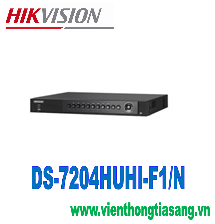 ĐẦU GHI HÌNH HD-TVI 4 KÊNH TURBO 3.0 HIKVISION DS-7204HUHI-F1/N ĐẦU GHI HÌNH HD-TVI 4 KÊNH TURBO 3.0 HIKVISION DS-7204HUHI-F1/N