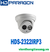 CAMERA IP DOME HỒNG NGOẠI 2.0 MEGAPIXEL HDPARAGON HDS-2322IRP3