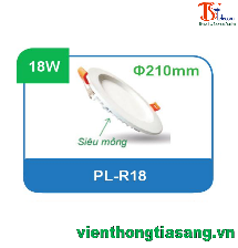 ĐÈN PANEL ÂM TRẦN TRÒN 18W PL-R18