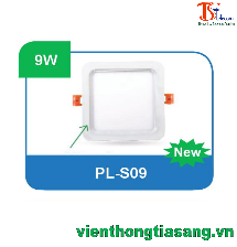 ĐÈN PANEL ÂM TRẦN VUÔNG 9W PL-S09