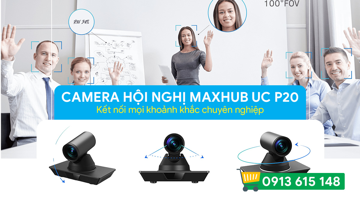 Camera Hội Nghị Maxhub UC P20 – Kết Nối Mọi Khoảnh Khắc Chuyên Nghiệp