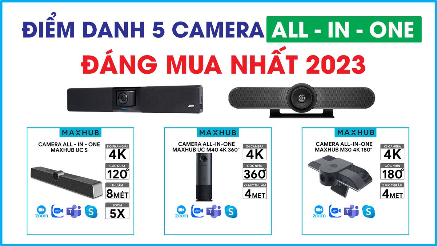 Điểm danh 5 Camera Hội Nghị All-in-One đáng mua nhất 2023